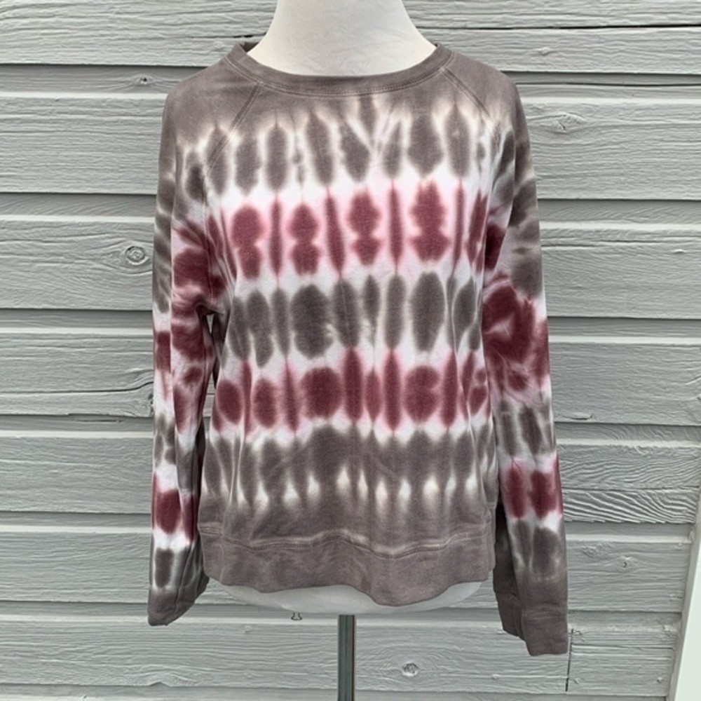 Beachlunchlounge Tie Dye Long Sleeve Sweatshirt small